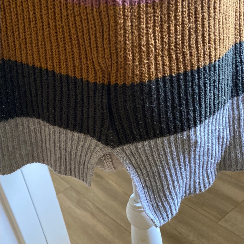 Madewell Women's color block Striped Sweater XS small - Picture 4 of 6